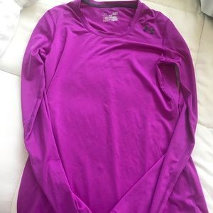 Purple Under Armour long sleeve